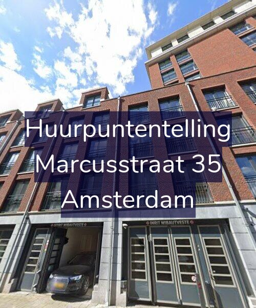 Foto gevel Huurpuntentelling voor Marcusstraat 35, Amsterdam