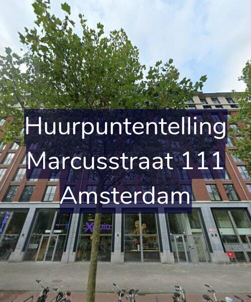 Foto gevel Huurpuntentelling voor Marcusstraat 111, Amsterdam