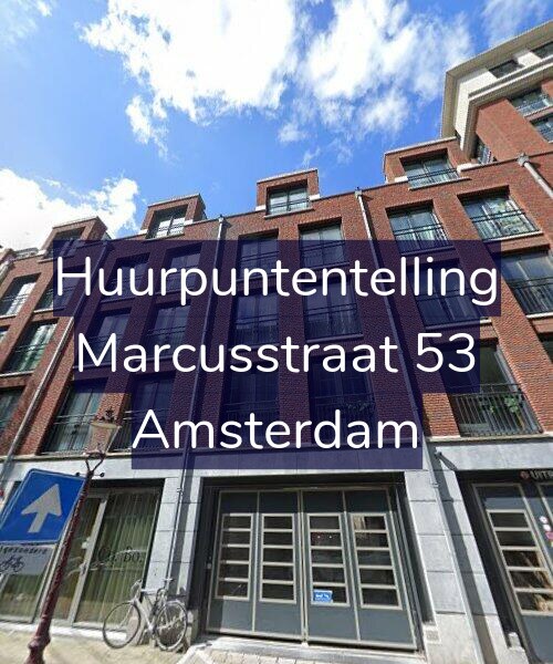 Foto gevel Huurpuntentelling voor Marcusstraat 53, Amsterdam