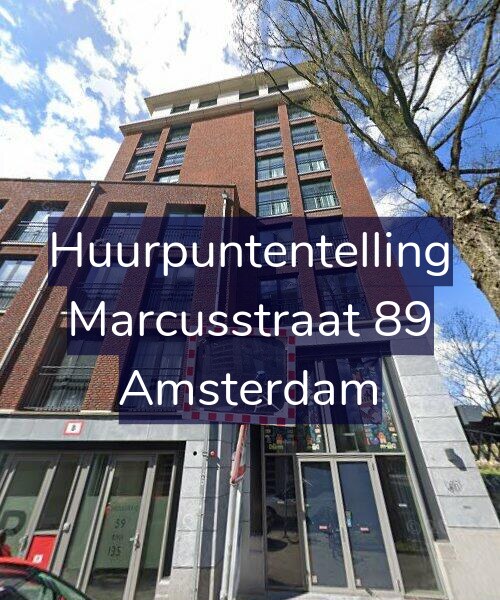 Foto gevel Huurpuntentelling voor Marcusstraat 89, Amsterdam