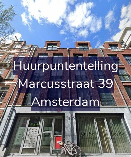 Foto gevel Huurpuntentelling voor Marcusstraat 39, Amsterdam