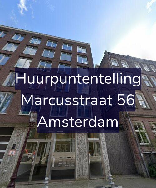 Foto gevel Huurpuntentelling voor Marcusstraat 56, Amsterdam