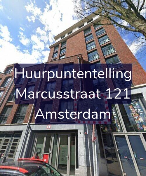 Foto gevel Huurpuntentelling voor Marcusstraat 121, Amsterdam