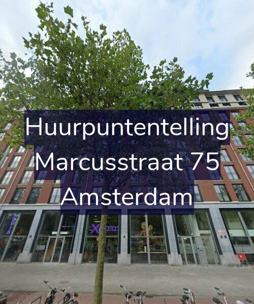 Foto gevel Huurpuntentelling voor Marcusstraat 75, Amsterdam