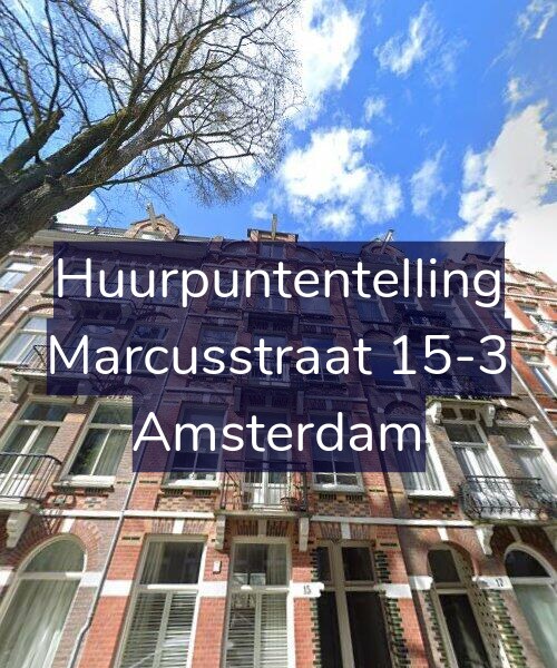Foto gevel Huurpuntentelling voor Marcusstraat 15-3, Amsterdam
