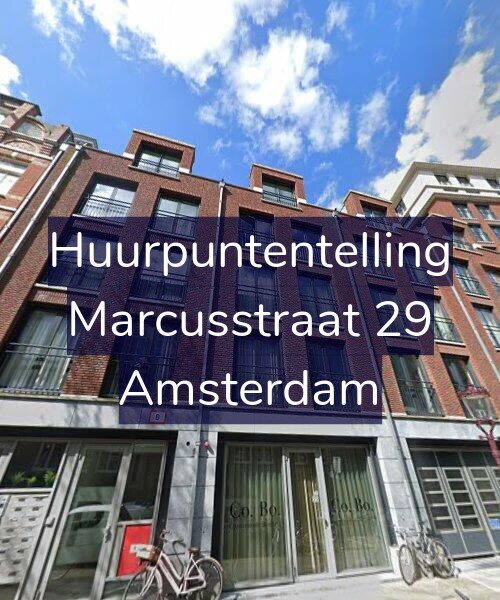 Foto gevel Huurpuntentelling voor Marcusstraat 29, Amsterdam
