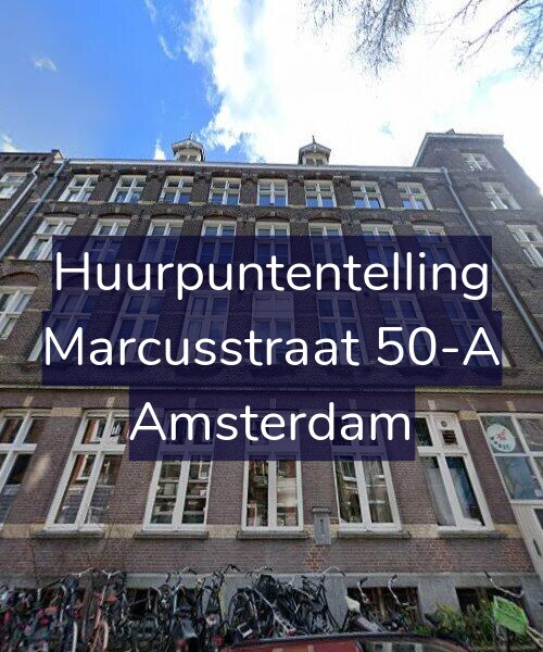 Foto gevel Huurpuntentelling voor Marcusstraat 50-A, Amsterdam