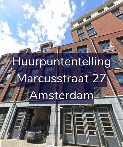 Foto gevel Huurpuntentelling voor Marcusstraat 27, Amsterdam