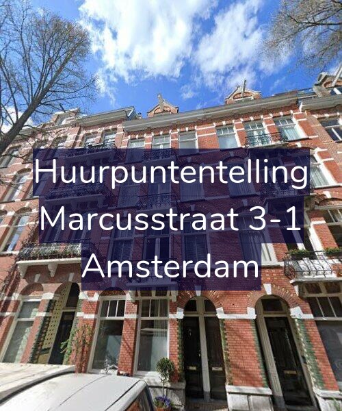 Foto gevel Huurpuntentelling voor Marcusstraat 3-1, Amsterdam