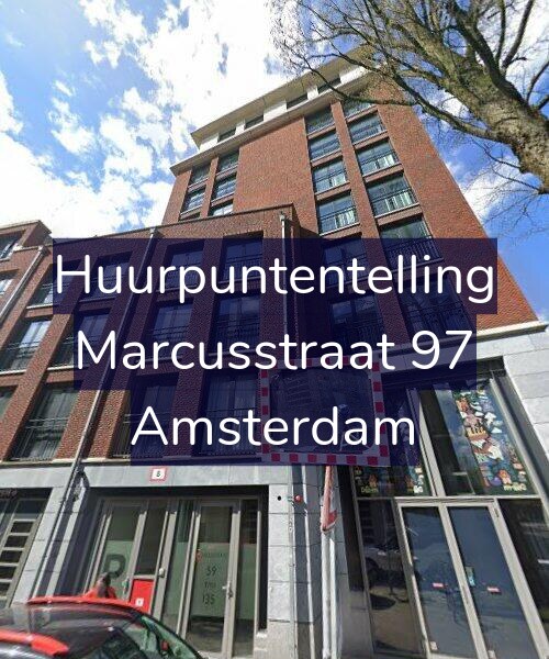 Foto gevel Huurpuntentelling voor Marcusstraat 97, Amsterdam