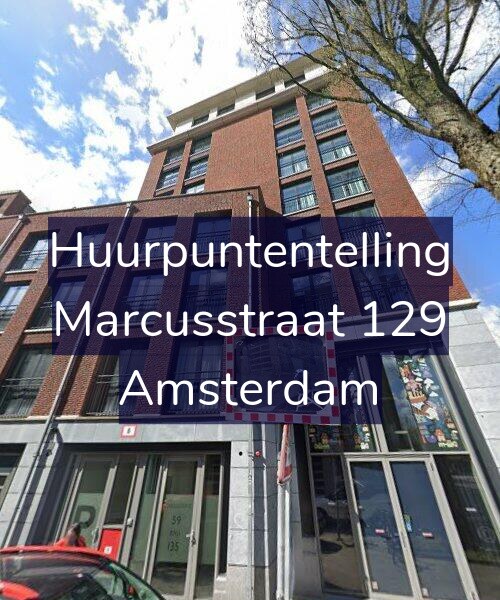 Foto gevel Huurpuntentelling voor Marcusstraat 129, Amsterdam