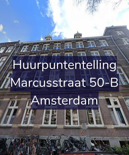 Foto gevel Huurpuntentelling voor Marcusstraat 50-B, Amsterdam