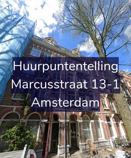 Foto gevel Huurpuntentelling voor Marcusstraat 13-1, Amsterdam