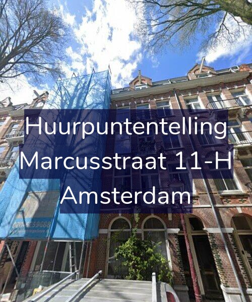 Foto gevel Huurpuntentelling voor Marcusstraat 11-H, Amsterdam