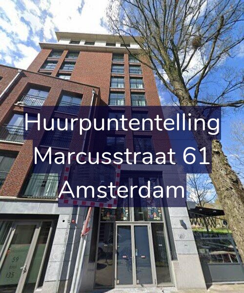 Foto gevel Huurpuntentelling voor Marcusstraat 61, Amsterdam