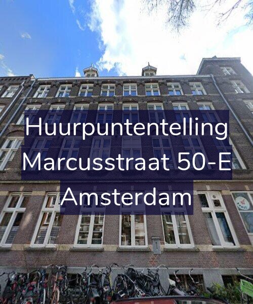 Foto gevel Huurpuntentelling voor Marcusstraat 50-E, Amsterdam