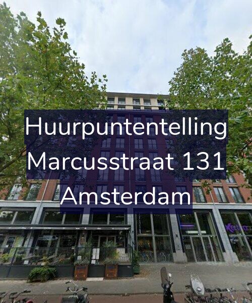 Foto gevel Huurpuntentelling voor Marcusstraat 131, Amsterdam