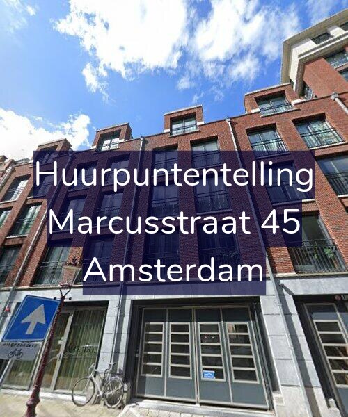 Foto gevel Huurpuntentelling voor Marcusstraat 45, Amsterdam