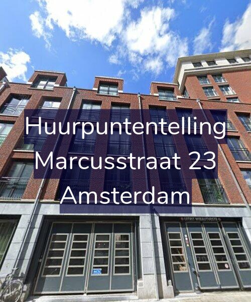 Foto gevel Huurpuntentelling voor Marcusstraat 23, Amsterdam