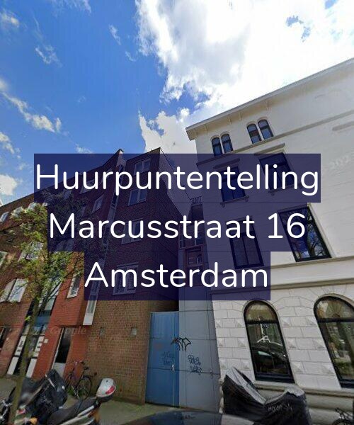 Foto gevel Huurpuntentelling voor Marcusstraat 16, Amsterdam