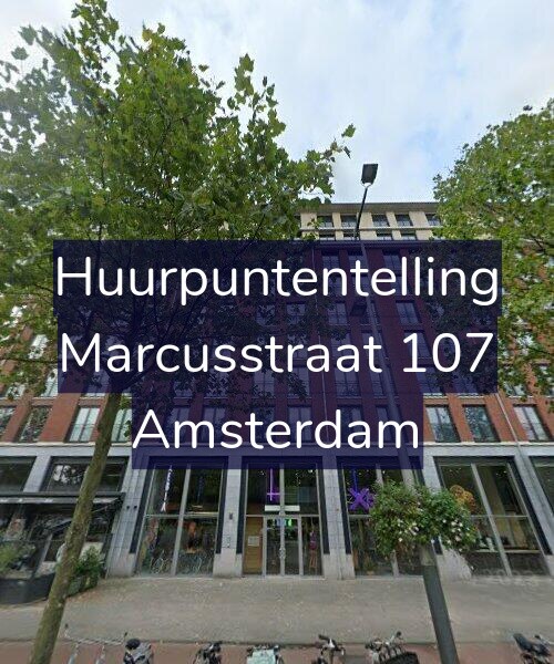 Foto gevel Huurpuntentelling voor Marcusstraat 107, Amsterdam