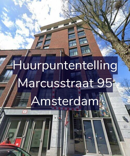 Foto gevel Huurpuntentelling voor Marcusstraat 95, Amsterdam