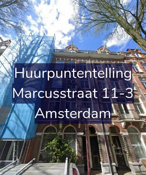 Foto gevel Huurpuntentelling voor Marcusstraat 11-3, Amsterdam