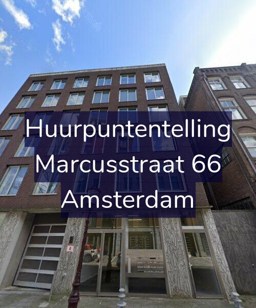 Foto gevel Huurpuntentelling voor Marcusstraat 66, Amsterdam