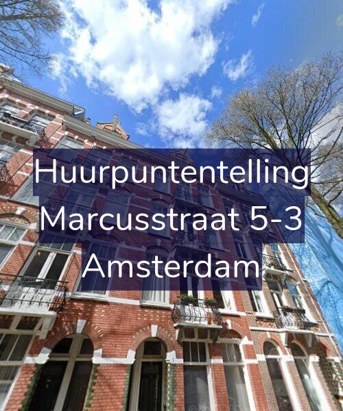 Foto gevel Huurpuntentelling voor Marcusstraat 5-3, Amsterdam