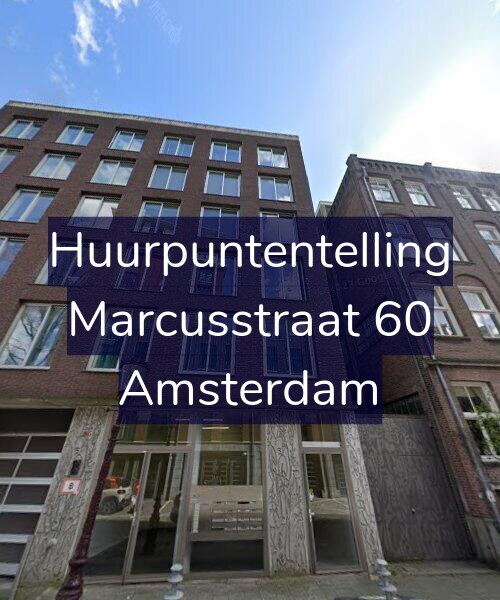 Foto gevel Huurpuntentelling voor Marcusstraat 60, Amsterdam