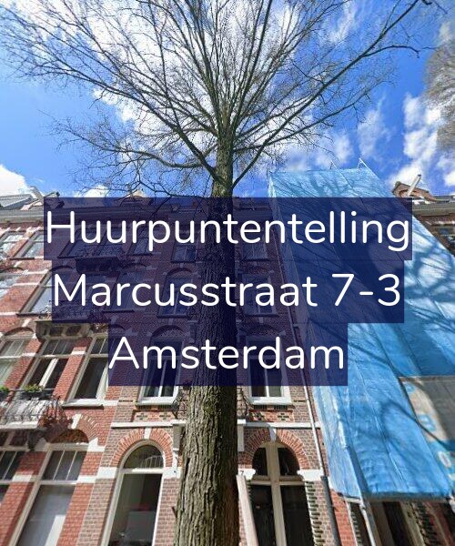 Foto gevel Huurpuntentelling voor Marcusstraat 7-3, Amsterdam