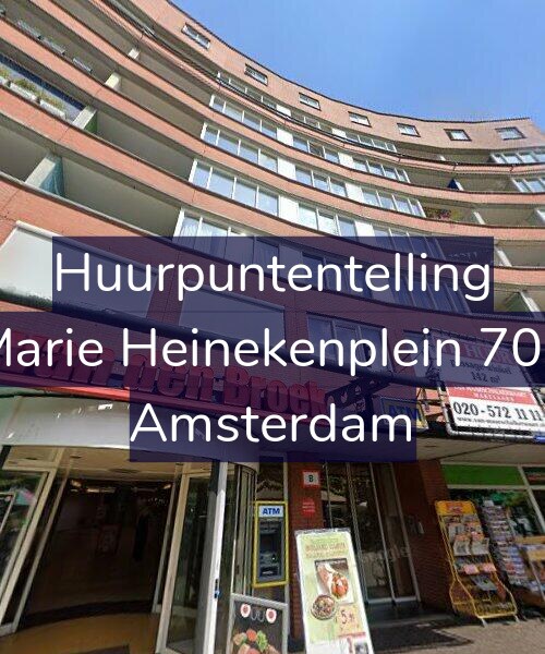 Foto gevel Huurpuntentelling voor Marie Heinekenplein 704, Amsterdam
