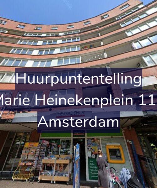 Foto gevel Huurpuntentelling voor Marie Heinekenplein 110, Amsterdam