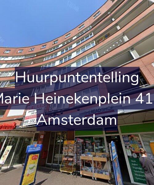 Foto gevel Huurpuntentelling voor Marie Heinekenplein 414, Amsterdam