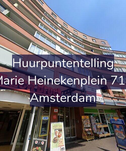 Foto gevel Huurpuntentelling voor Marie Heinekenplein 718, Amsterdam