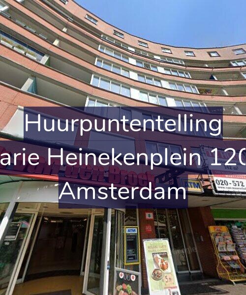 Foto gevel Huurpuntentelling voor Marie Heinekenplein 1203, Amsterdam