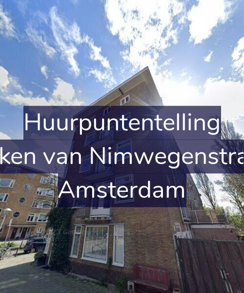 Foto gevel Huurpuntentelling voor Marieken van Nimwegenstraat 13, Amsterdam