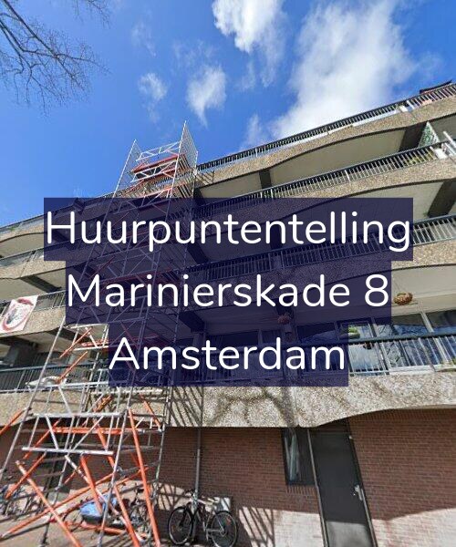 Foto gevel Huurpuntentelling voor Marinierskade 8, Amsterdam