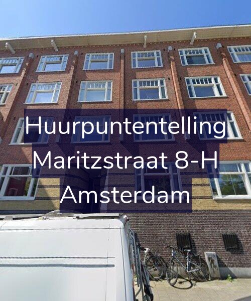 Foto gevel Huurpuntentelling voor Maritzstraat 8-H, Amsterdam