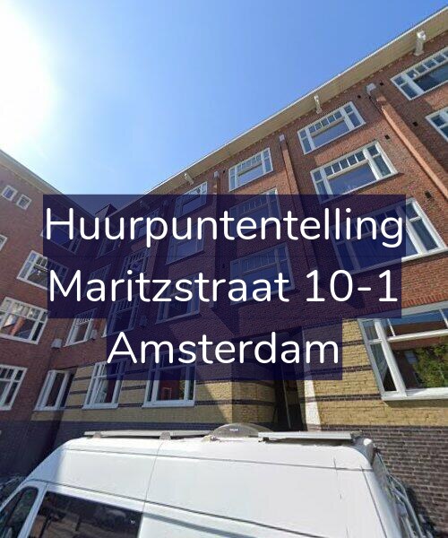 Foto gevel Huurpuntentelling voor Maritzstraat 10-1, Amsterdam