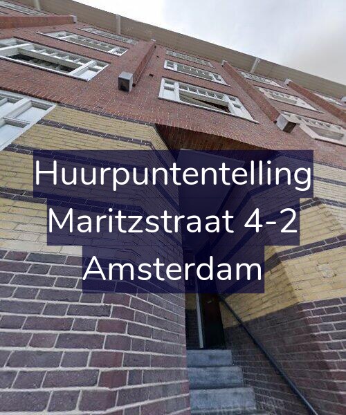 Foto gevel Huurpuntentelling voor Maritzstraat 4-2, Amsterdam
