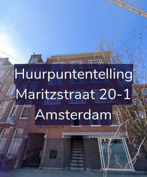 Foto gevel Huurpuntentelling voor Maritzstraat 20-1, Amsterdam