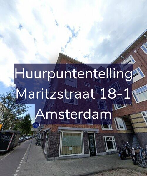 Foto gevel Huurpuntentelling voor Maritzstraat 18-1, Amsterdam
