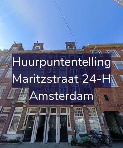 Foto gevel Huurpuntentelling voor Maritzstraat 24-H, Amsterdam