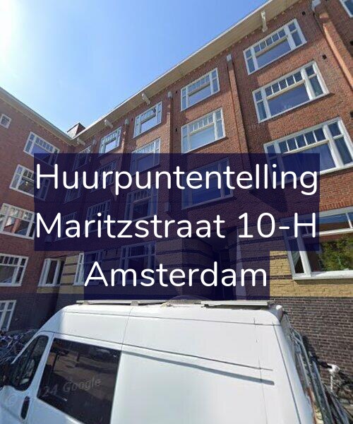 Foto gevel Huurpuntentelling voor Maritzstraat 10-H, Amsterdam
