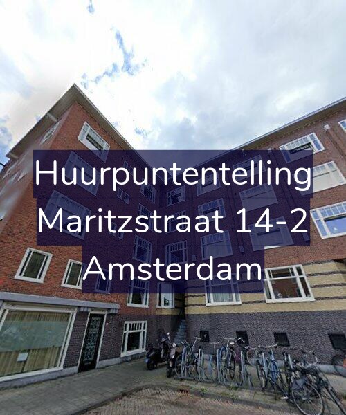 Foto gevel Huurpuntentelling voor Maritzstraat 14-2, Amsterdam