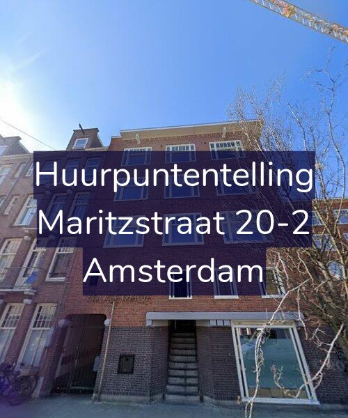 Foto gevel Huurpuntentelling voor Maritzstraat 20-2, Amsterdam