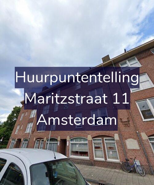 Foto gevel Huurpuntentelling voor Maritzstraat 11, Amsterdam