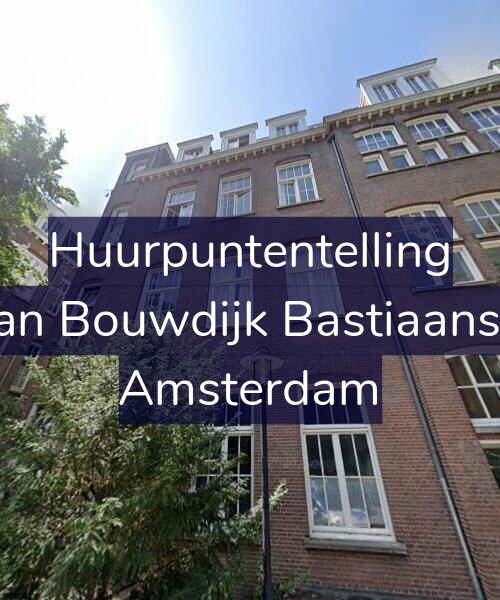 Foto gevel Huurpuntentelling voor Marius van Bouwdijk Bastiaansestraat 3, Amsterdam
