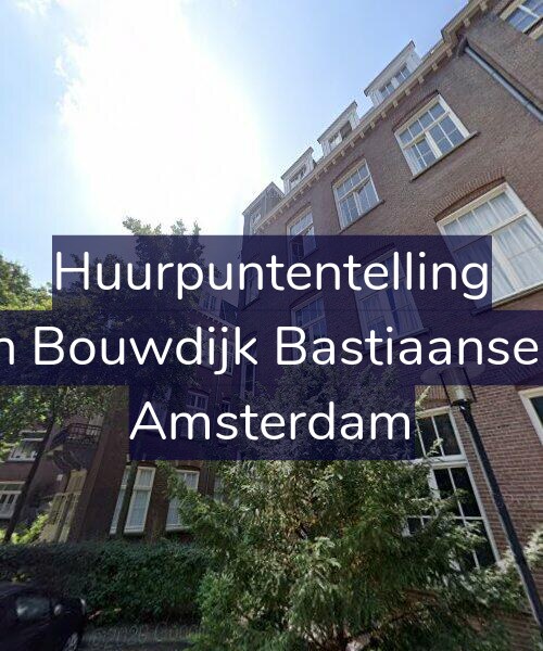 Foto gevel Huurpuntentelling voor Marius van Bouwdijk Bastiaansestraat 141, Amsterdam